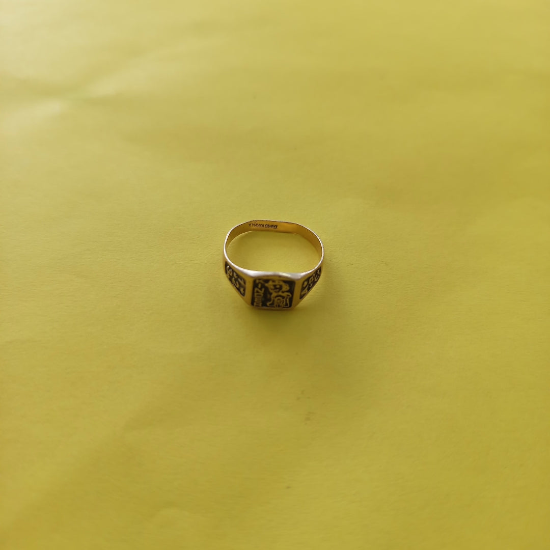 ANILLO DE GRADUACIÓN ORO 10 K 1,50 GRMS (SEMINUEVO)