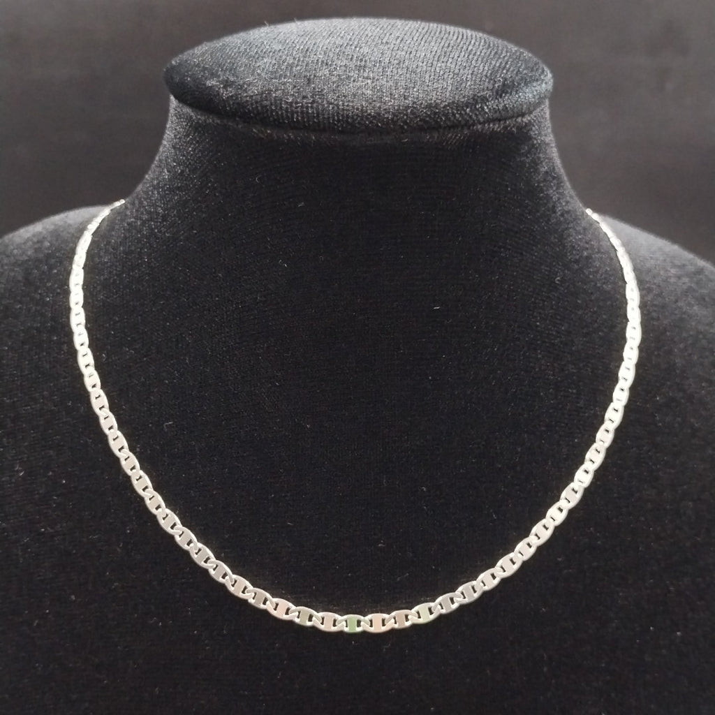 CADENA TEJIDO GUCHI PLATA .925 60 CM 9.7 GR (NUEVO)