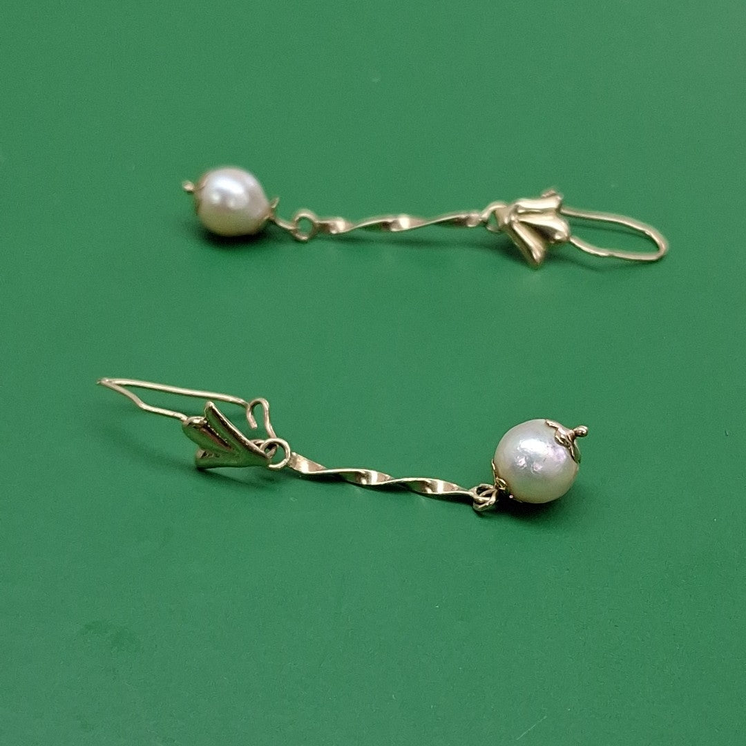 ARETES PAR ORO 10 K 1.6 GRMS (SEMINUEVO)