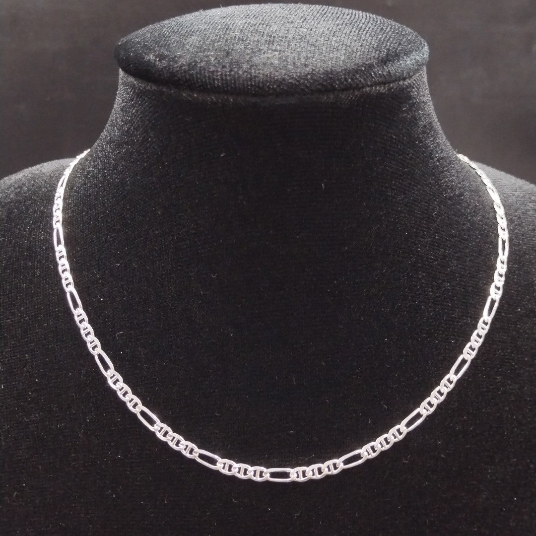 CADENA TEJIDO 3X1 PLATA .925 60 CM 8.1 GR (NUEVO)