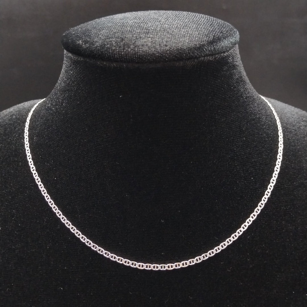 CADENA TEJIDO GUCHI PLATA .925 60 CM 3.9 GR (NUEVO)