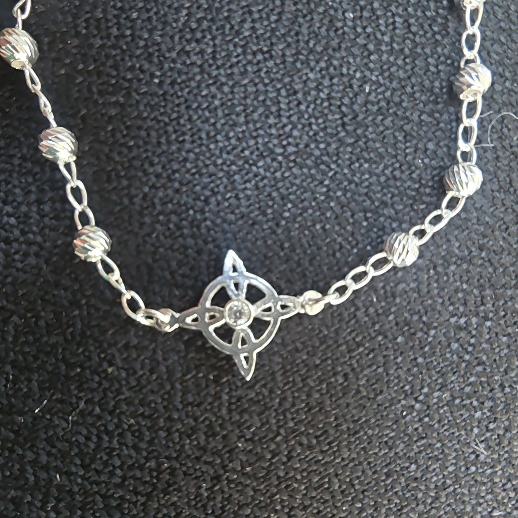 PULSERA TEJIDO ESPECIAL PLATA .925 18 CM 2.8 GR (NUEVO)