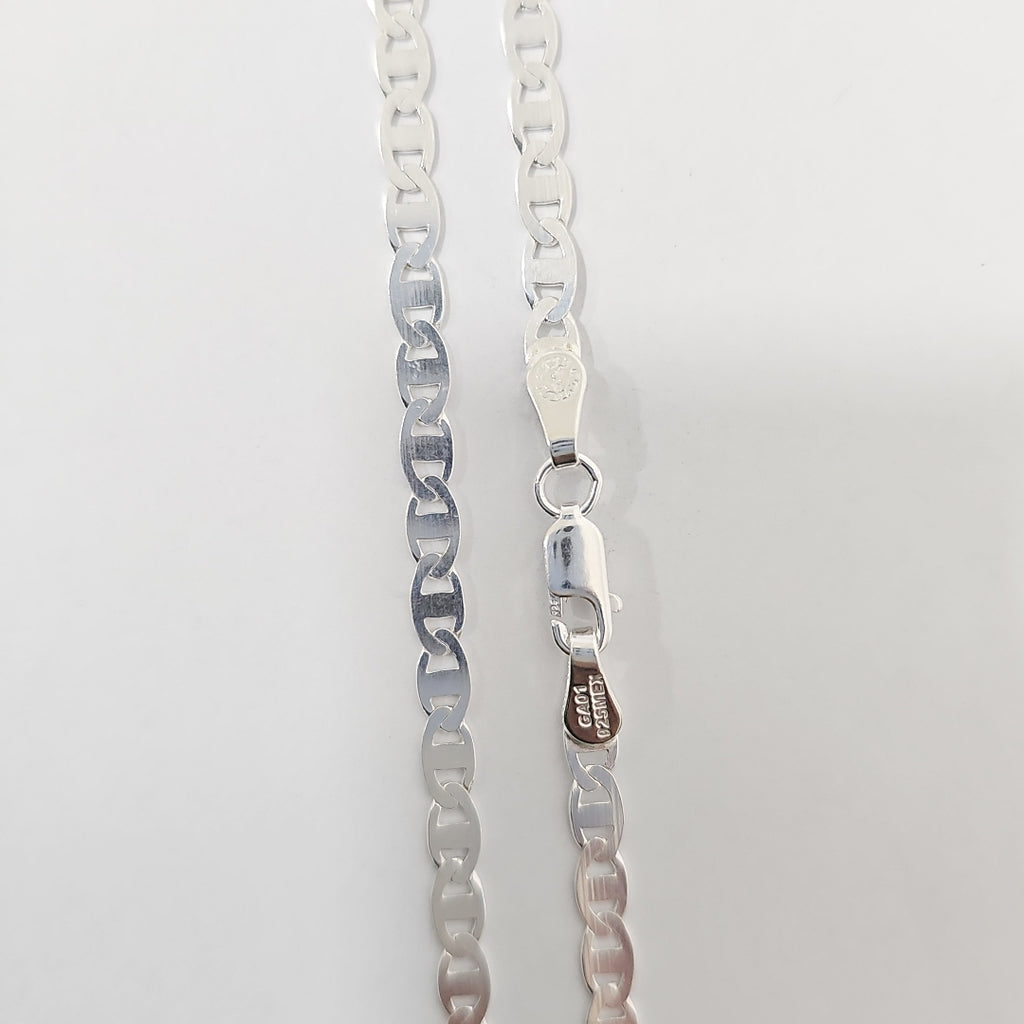 CADENA TEJIDO GUCHI PLATA .925 60 CM 9.1 GR (NUEVO)