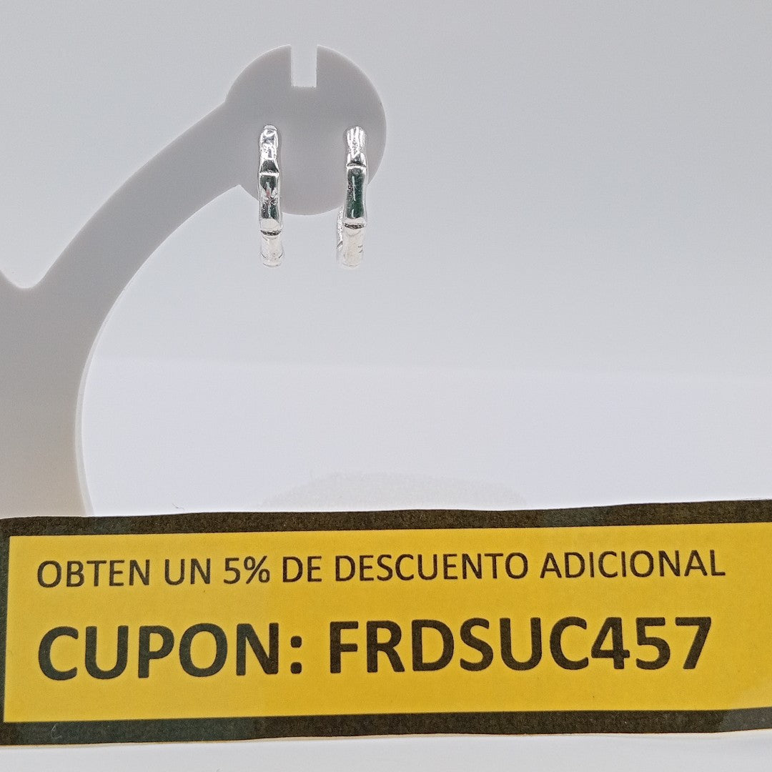 ARRACADAS ESPECIAL PLATA .925 2.9 GR (NUEVO)