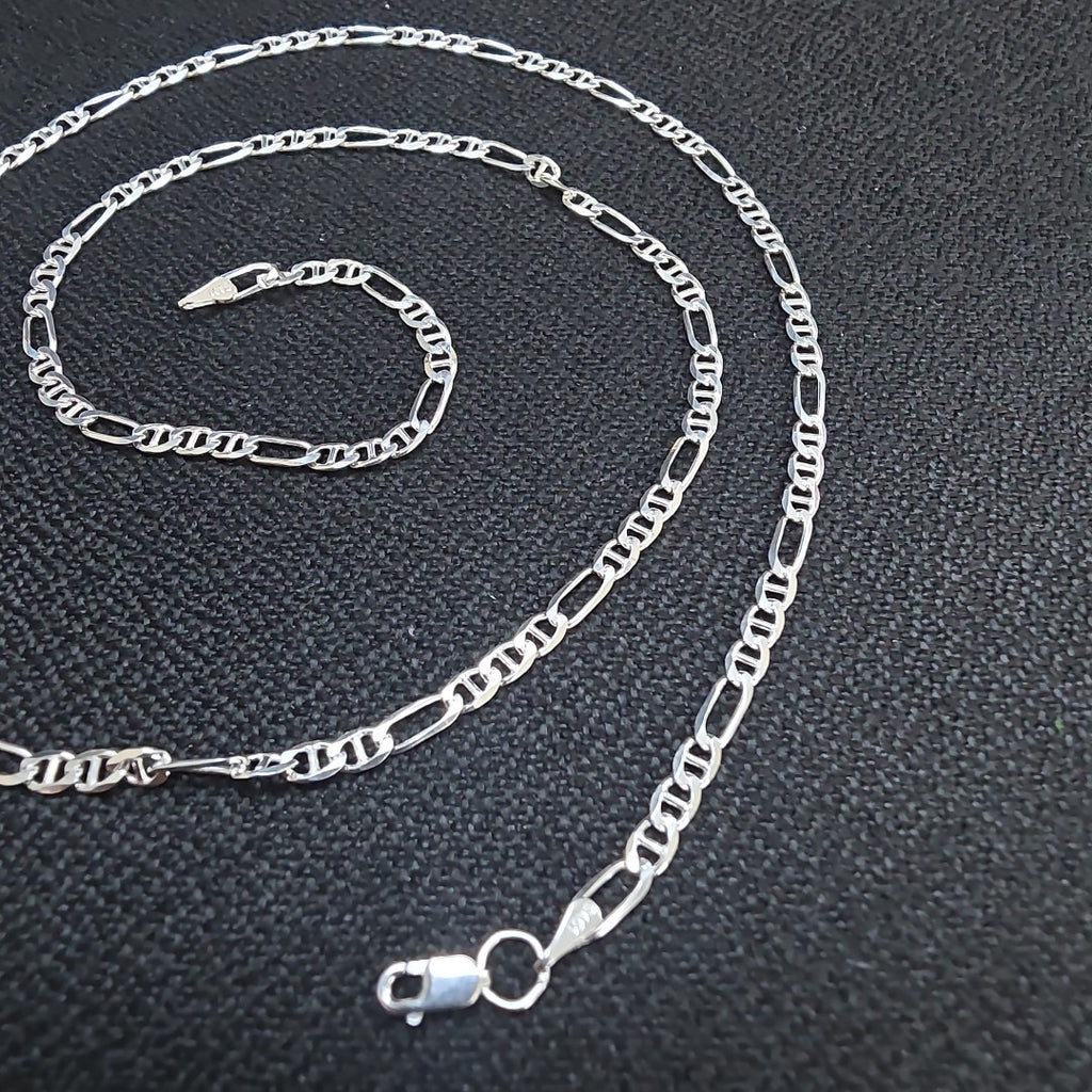 CADENA TEJIDO 3X1 PLATA .925 60 CM 8.5 GR (NUEVO)