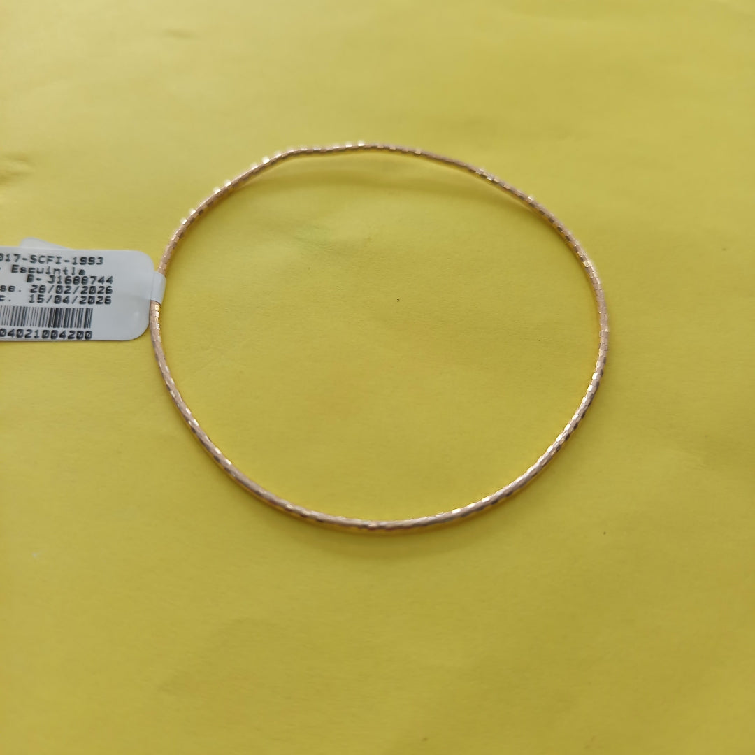 PULSERA RIGIDA ORO 14 K 2.3 GRMS (SEMINUEVO)