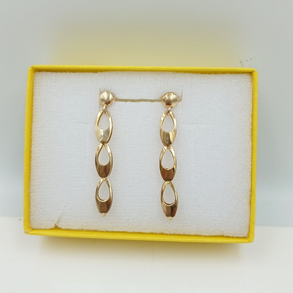 BROQUELES PAR ORO 14 K 3,00 GRMS (SEMINUEVO)