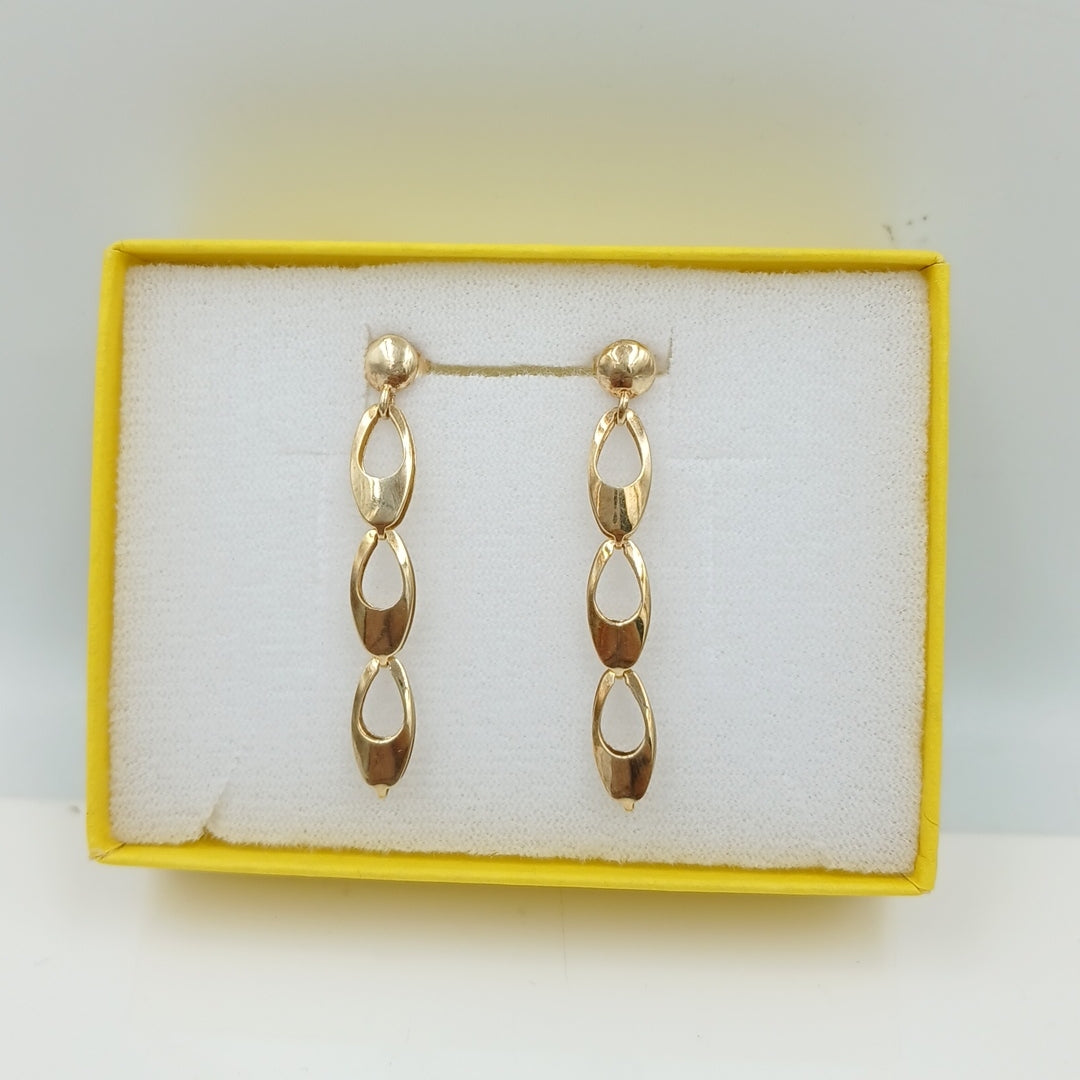 BROQUELES PAR ORO 14 K 3,00 GRMS (SEMINUEVO)