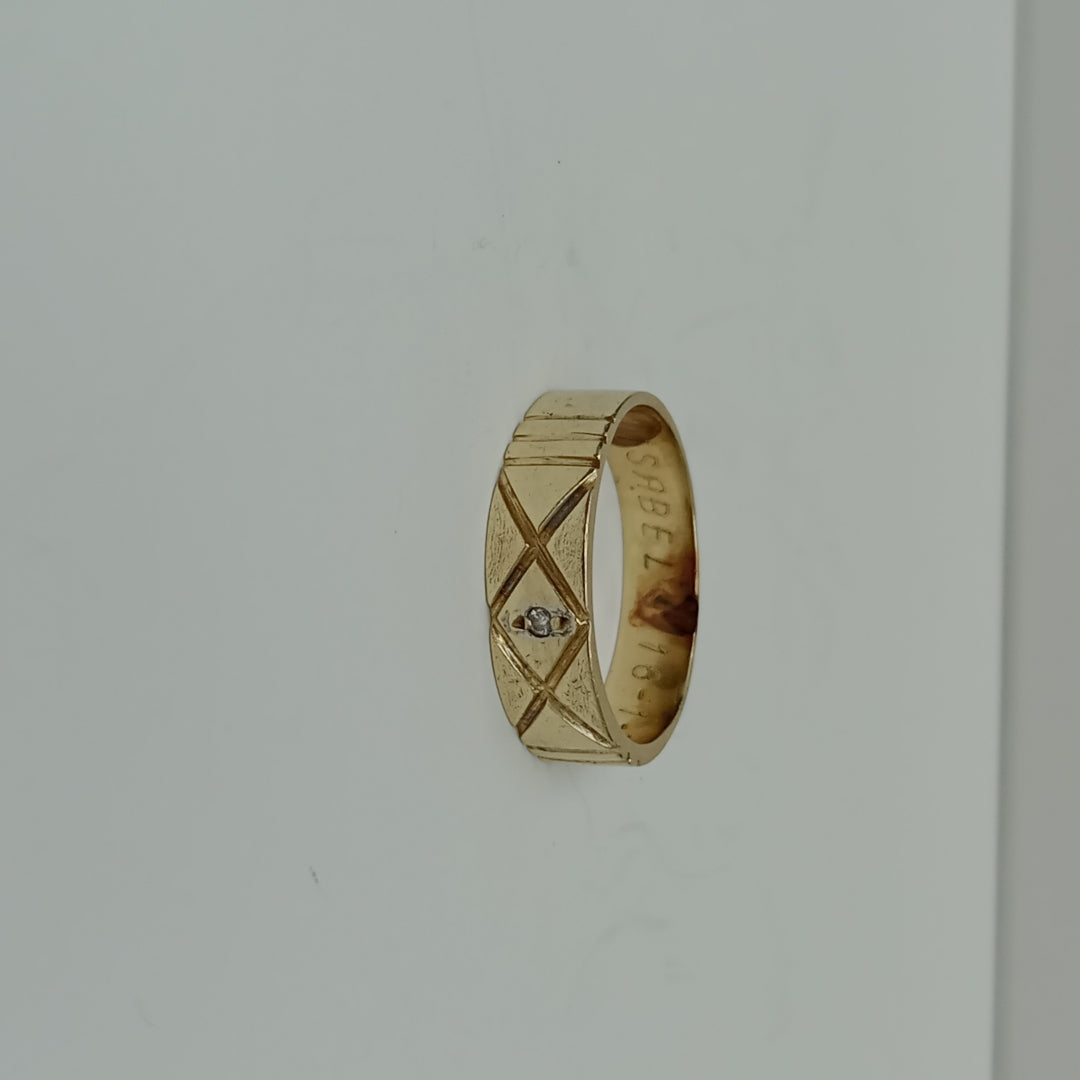 ARGOLLA ORO 14 K 4,70 GRMS (SEMINUEVO)