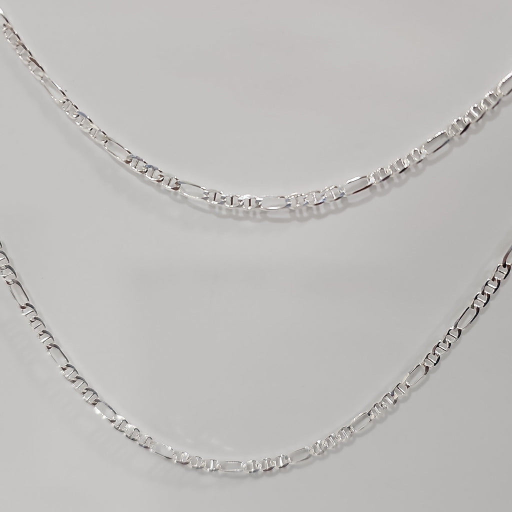 CADENA TEJIDO 3X1 PLATA .925 60 CM 8.5 GR (NUEVO)