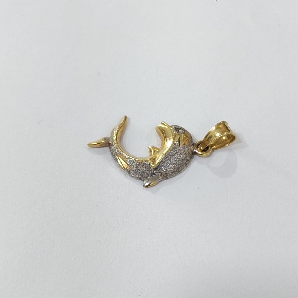 DIJE ORO COMBINADO 14 K 3.8 GRMS (SEMINUEVO)