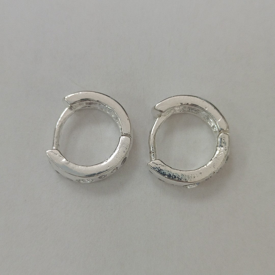 ARRACADAS C/CIRCONIAS PLATA .925 2.5 GR (NUEVO)