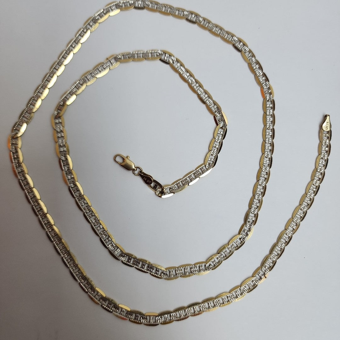 CADENA ORO,RODIADO 10 K 21,80 GRMS (SEMINUEVO)