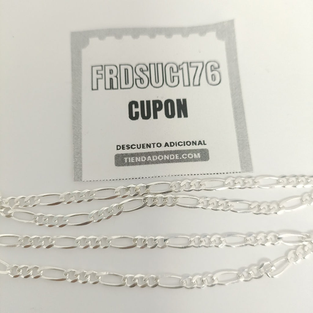 CADENA TEJIDO 3X1 PLATA .925 50 CM 7 GR (NUEVO)