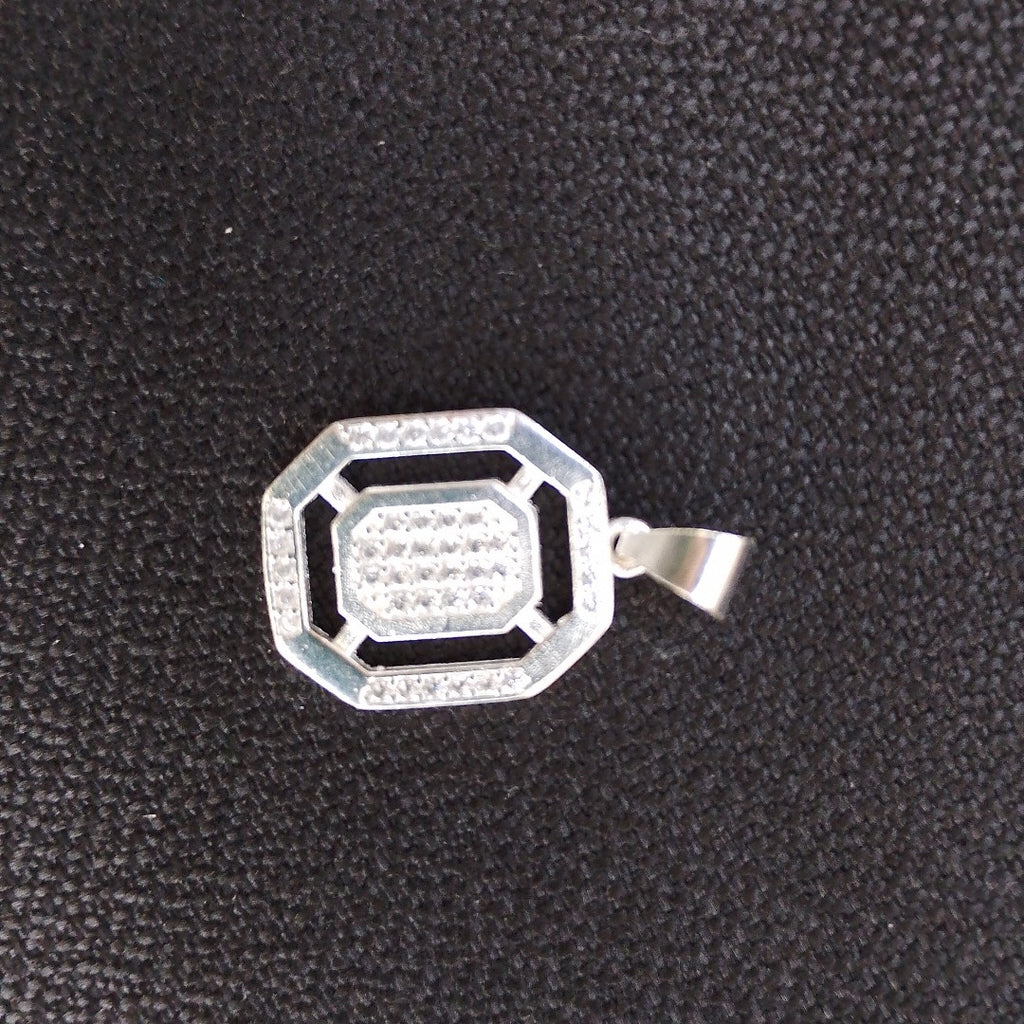DIJE C/CIRCONIAS PLATA .925 3.4 GR (NUEVO)