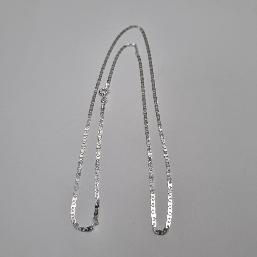 CADENA TEJIDO ESPEJO PLATA .925 60 CM 4.2 GR (NUEVO)