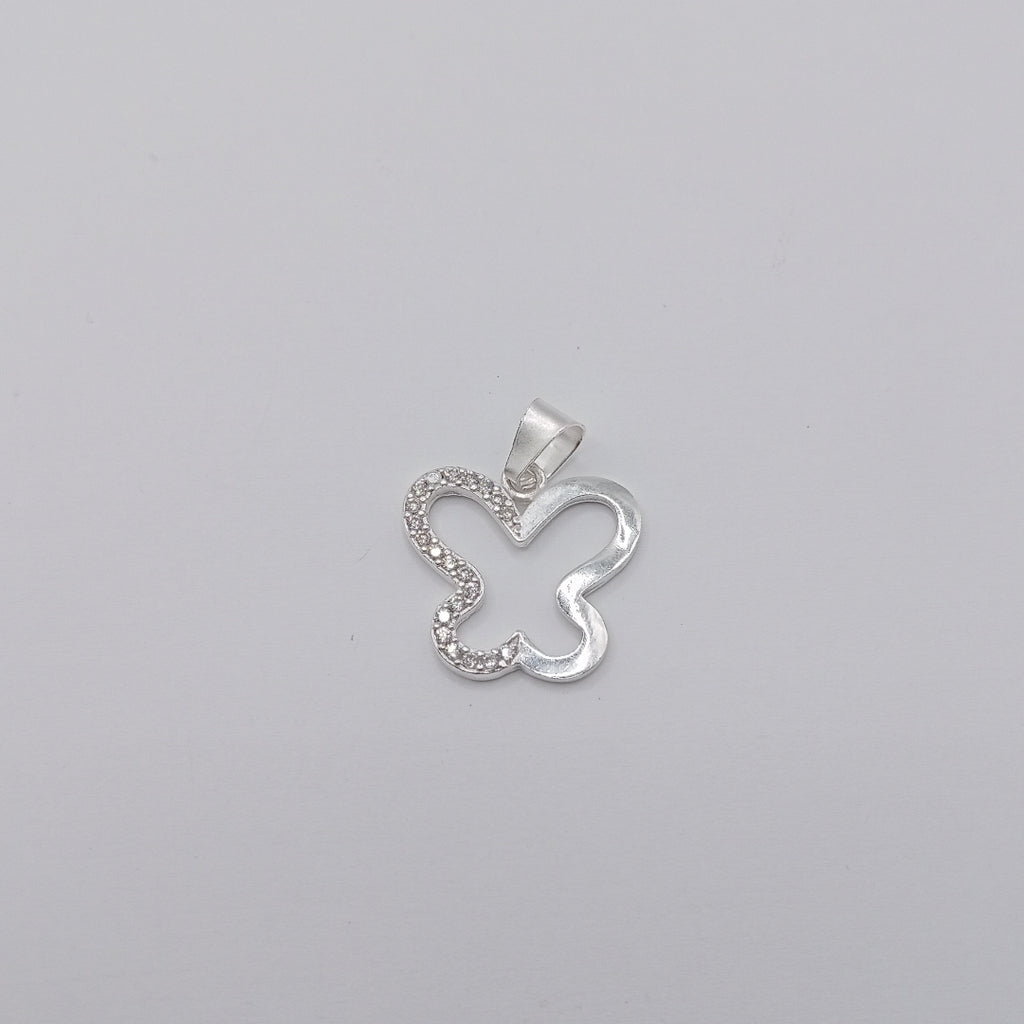 DIJE MARIPOSA C/CIRCONIAS PLATA .925 2.4 GR (NUEVO)