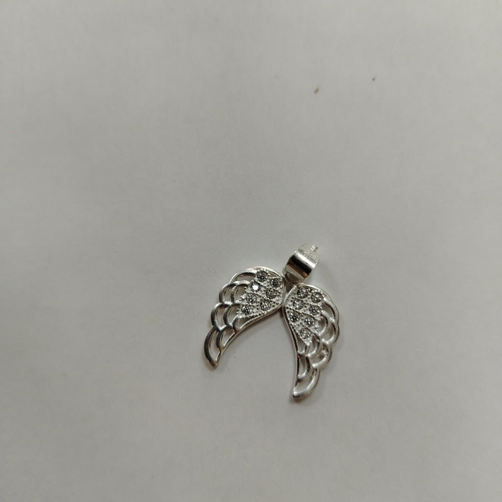 DIJE ALAS C/CIRCONIAS PLATA .925 2.4 GR (NUEVO)