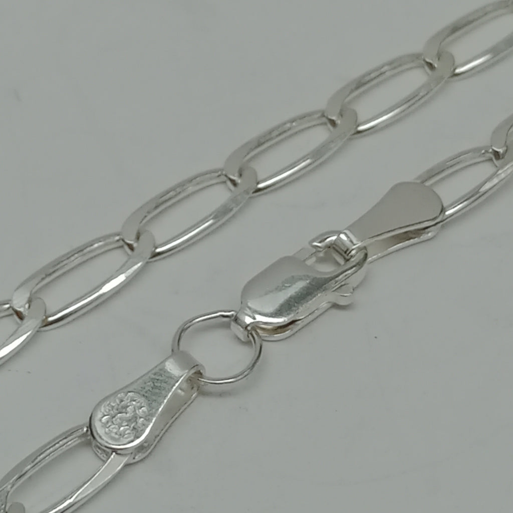 CADENA TEJIDO ESLABONES PLATA .925 55 CM 10 GR (NUEVO)