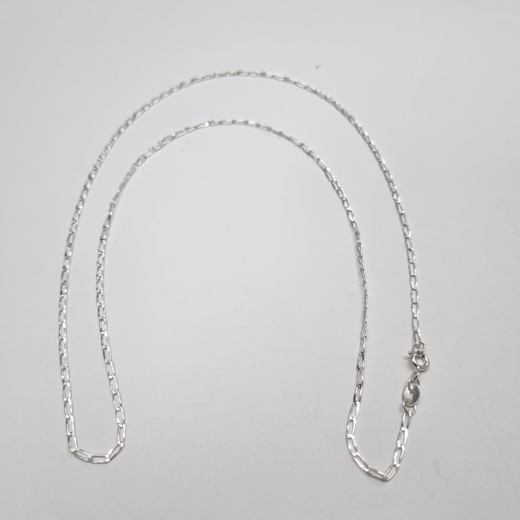 CADENA TEJIDO ESLABONES PLATA .925 60 CM 2.7 GR (NUEVO)