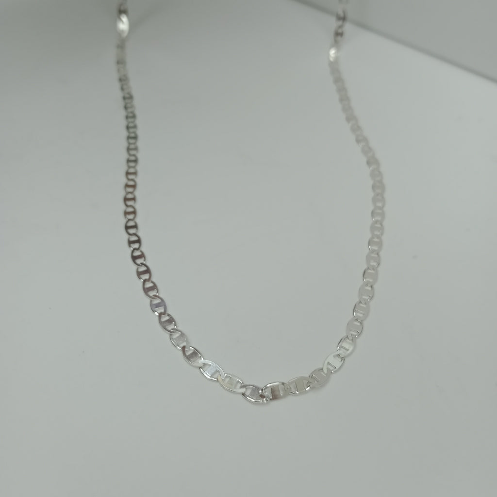 CADENA TEJIDO GUCHI PLATA .925 60 CM 9 GR (NUEVO)