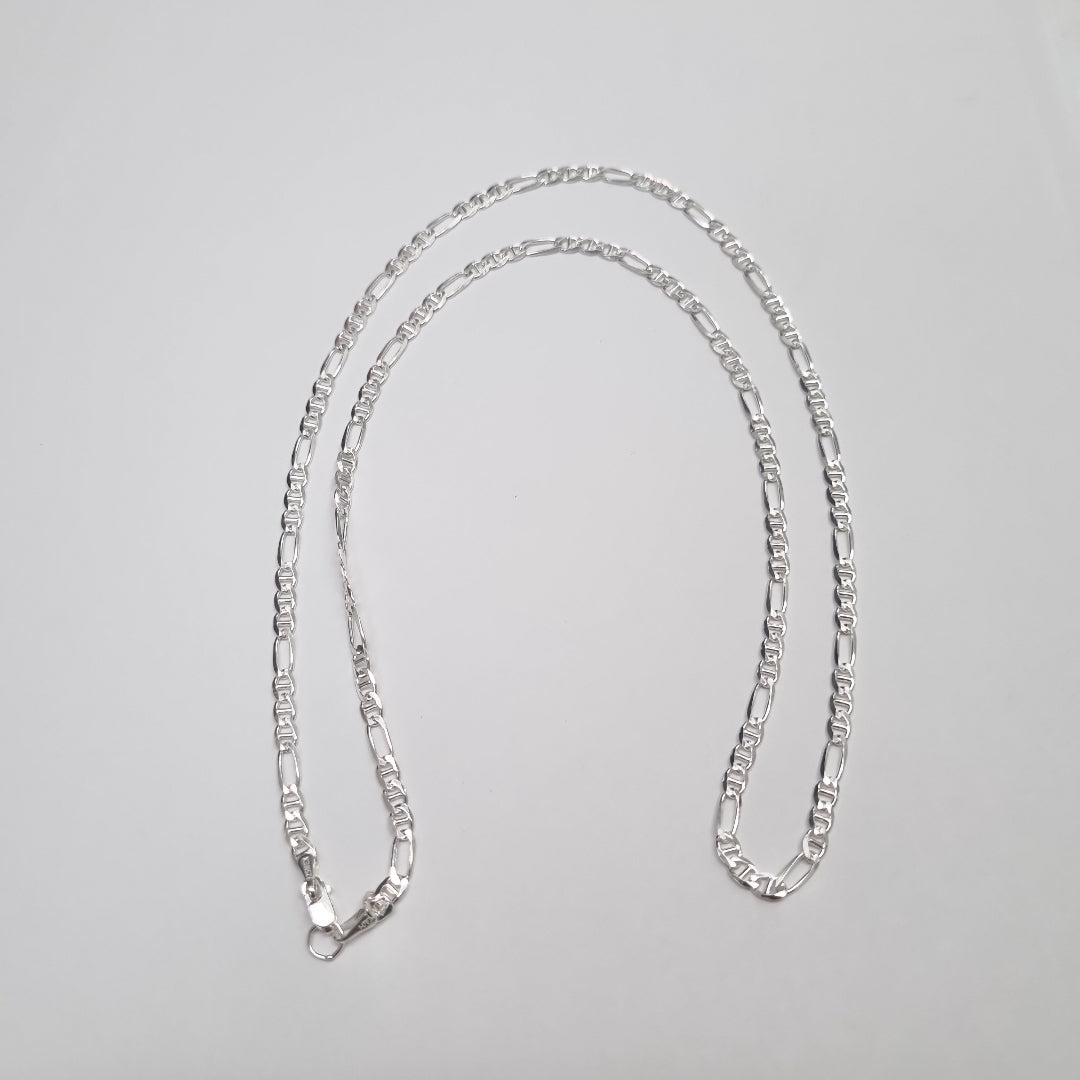 CADENA TEJIDO 3X1 PLATA .925 60 CM 8.2 GR (NUEVO)