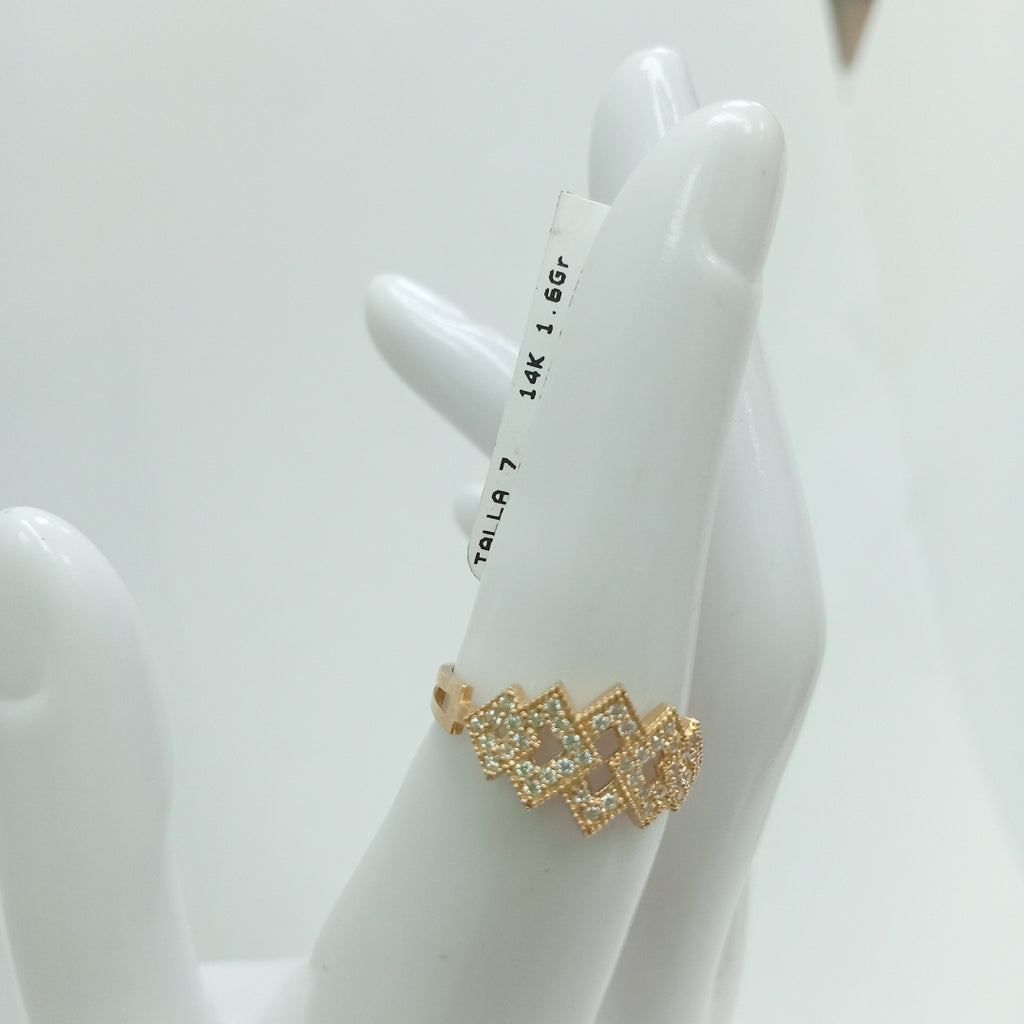 ANILLOS DAMA ORO 14K 1.6 (NUEVO)