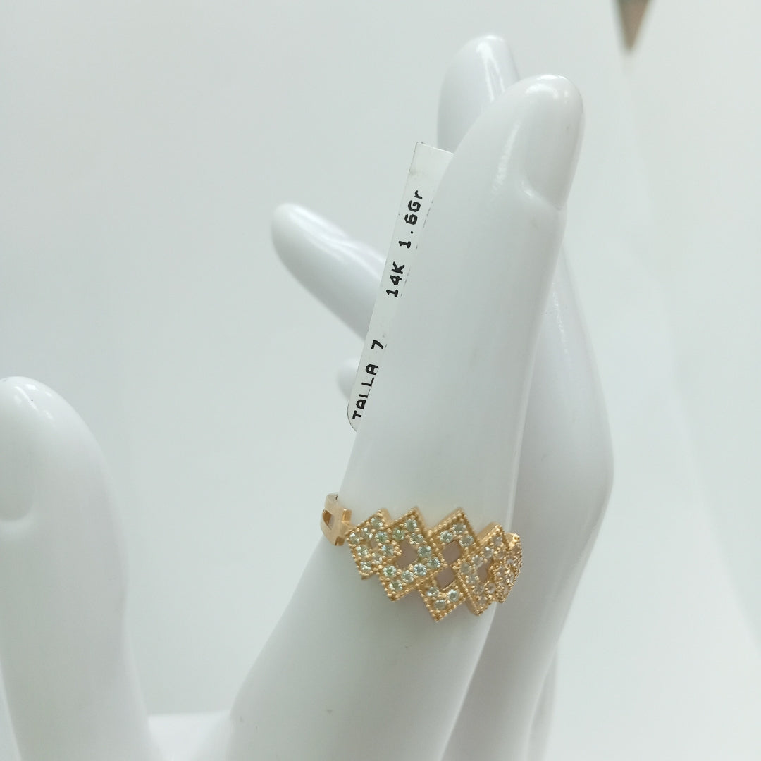 ANILLOS DAMA ORO 14K 1.6 (NUEVO)