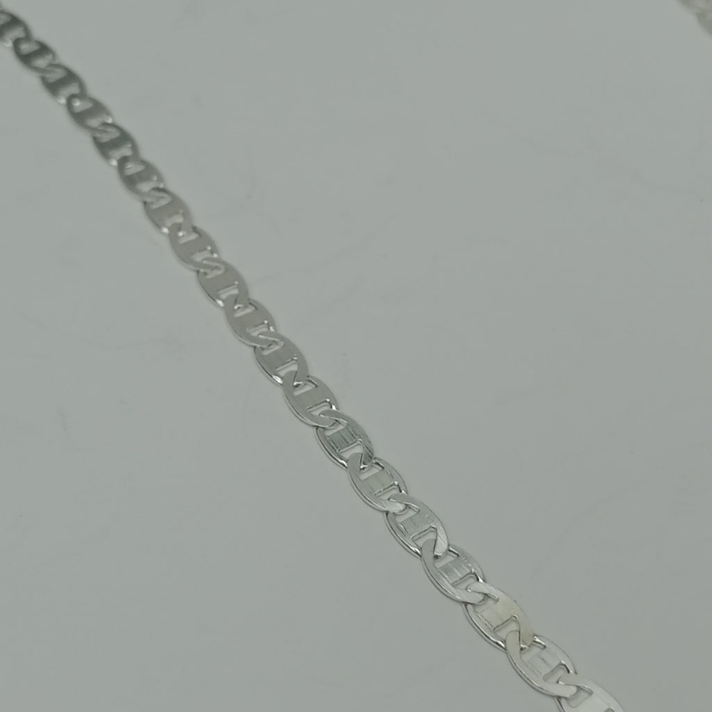 CADENA TEJIDO GUCHI PLATA .925 60 CM 9.4 GR (NUEVO)