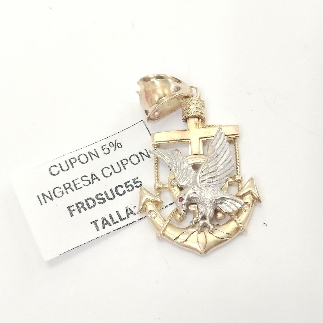 DIJE ORO, ORO BLANCO 14 K 9.9 GRMS (SEMINUEVO)