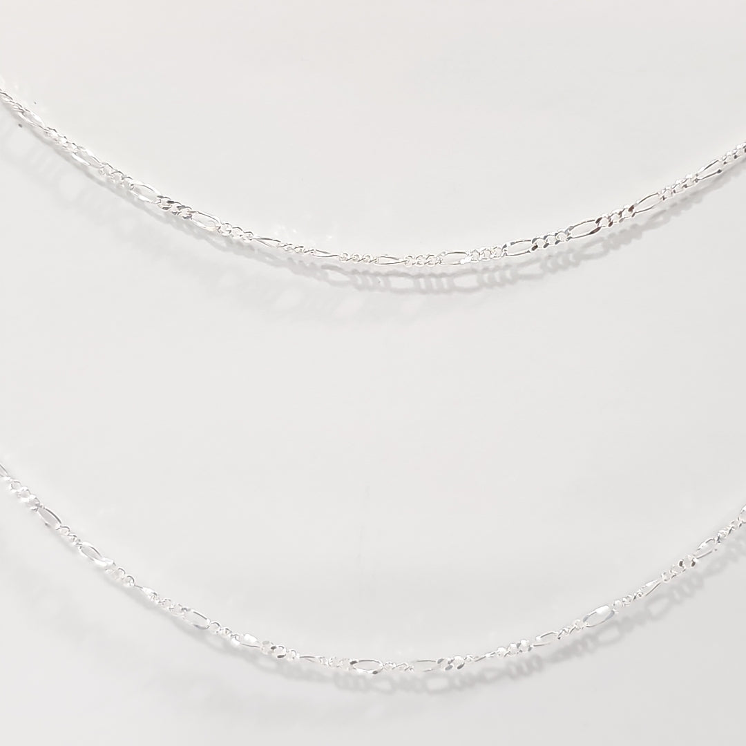 CADENA TEJIDO 3X1 PLATA .925 55 CM 2.3 GR (NUEVO)