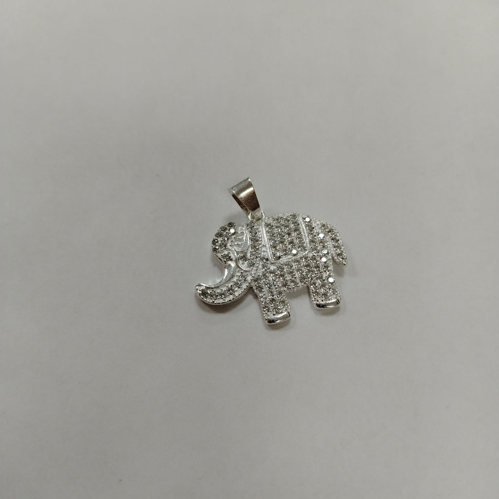 DIJE ELEFANTE C/CIRCONIAS PLATA .925 5.5 GR (NUEVO)