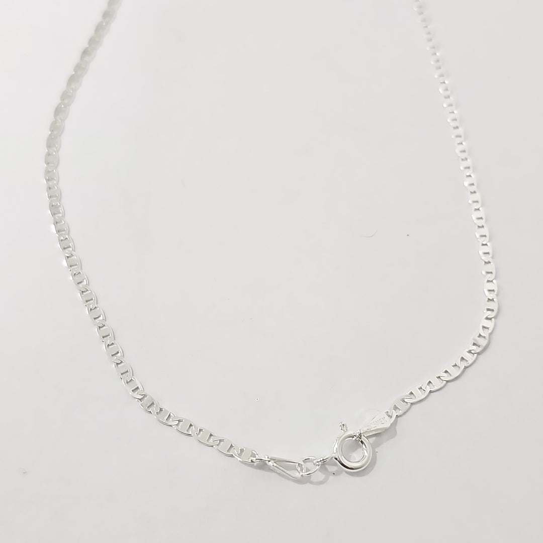 CADENA TEJIDO ESPEJO PLATA .925 60 CM 4.2 GR (NUEVO)
