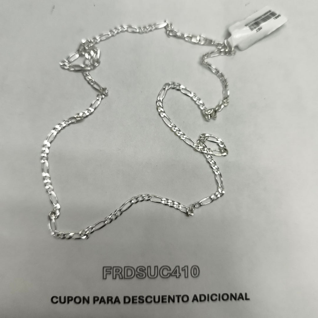 CADENA TEJIDO 3X1 PLATA .925 55 CM 7.5 GR (NUEVO)