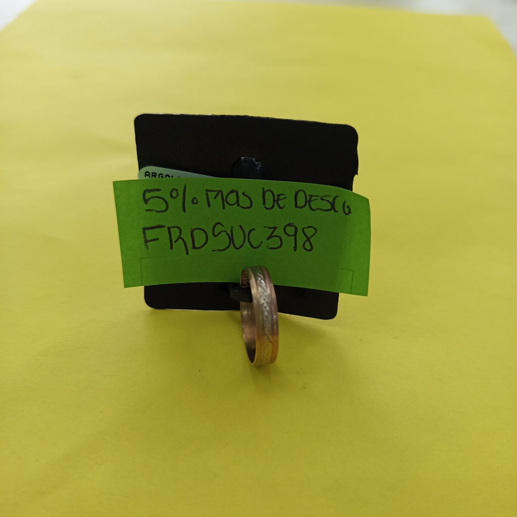 ARGOLLA ORO,ORO COMBINADO 8 K 1,10 GRMS (SEMINUEVO)