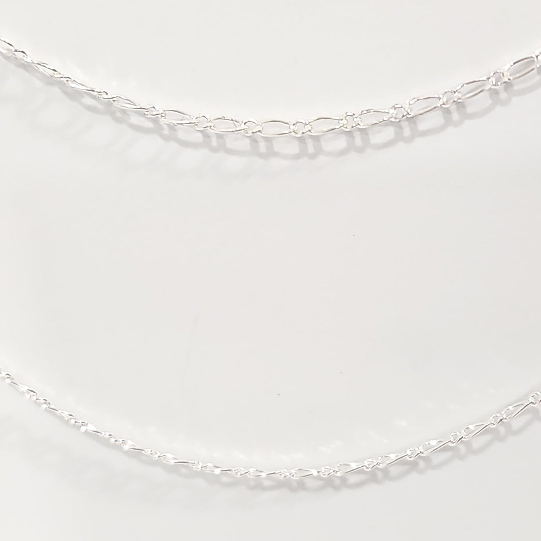 CADENA TEJIDO 1X1 PLATA .925 55 CM 3.3 GR (NUEVO)