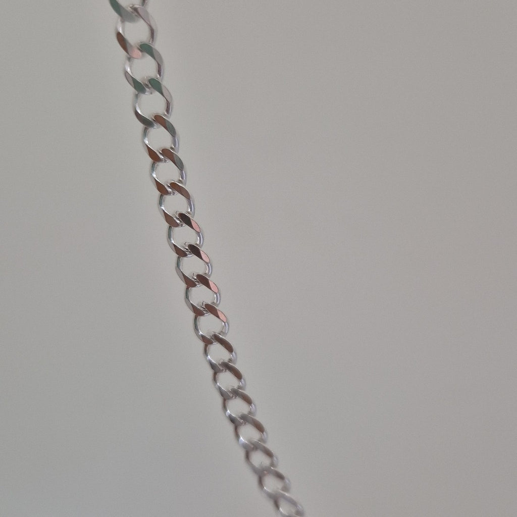 CADENA TEJIDO BARBADO PLATA .925 60 CM 12.7 GR (NUEVO)