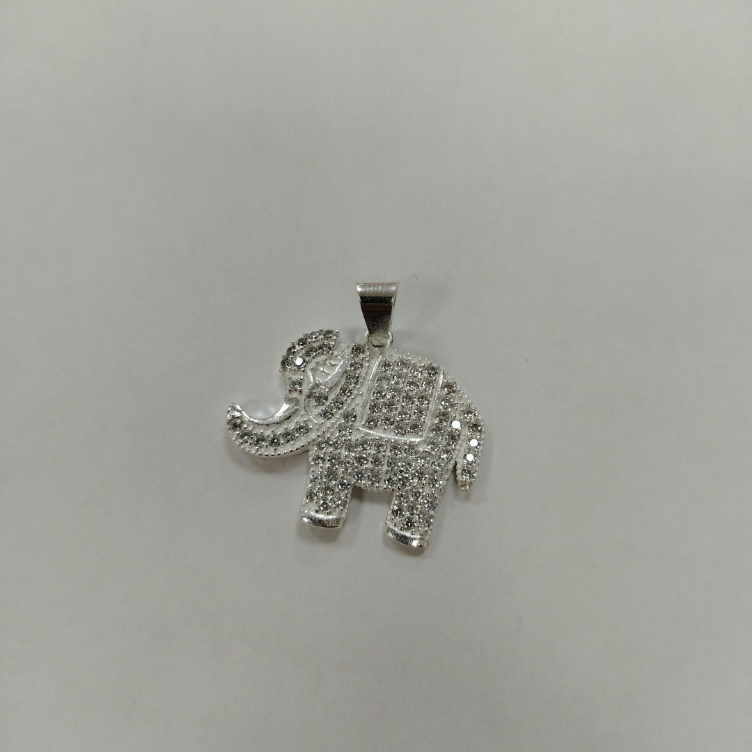 DIJE ELEFANTE C/CIRCONIAS PLATA .925 5.2 GR (NUEVO)