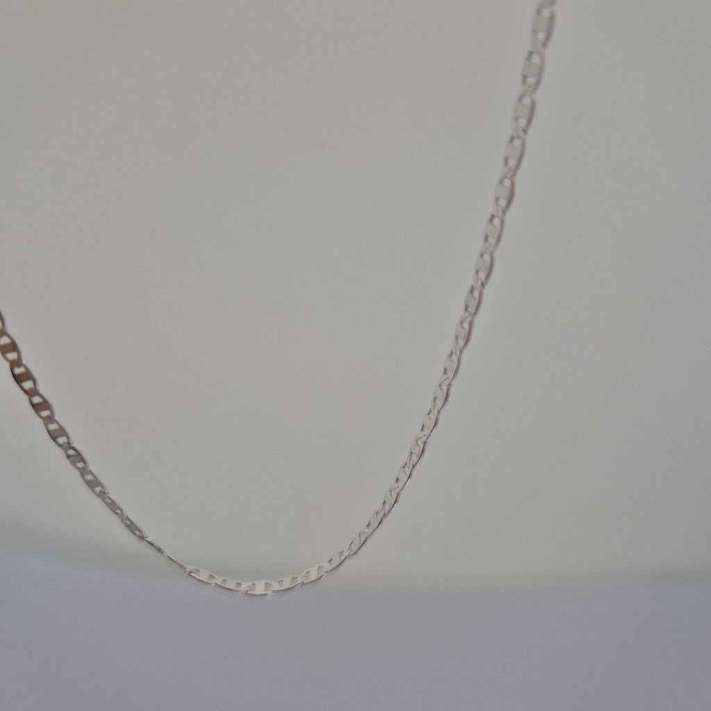 CADENA TEJIDO ESPEJO PLATA .925 60 CM 4.3 GR (NUEVO)