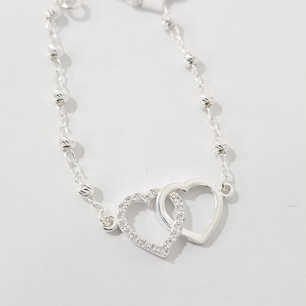 PULSERA TEJIDO TEJIDO ESPECIAL PLATA .925 18 CM 4 GR (NUEVO)