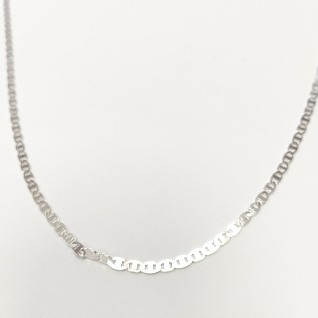 CADENA TEJIDO GUCHI PLATA .925 55 CM 8.3 GR (NUEVO)