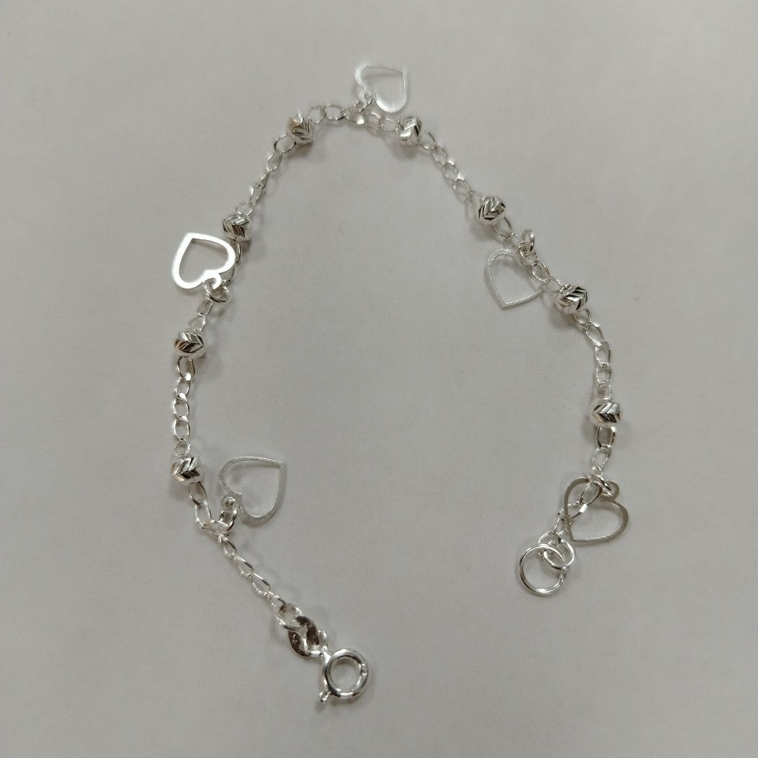 PULSERA TEJIDO ESPECIAL PLATA .925 18 CM 2.6 GR (NUEVO)