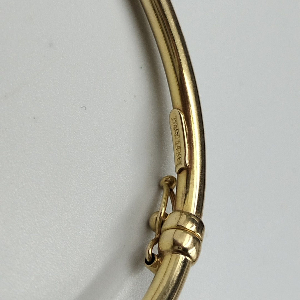 PULSERA RIGIDA ORO 14 K 4.3 GRMS (SEMINUEVO)