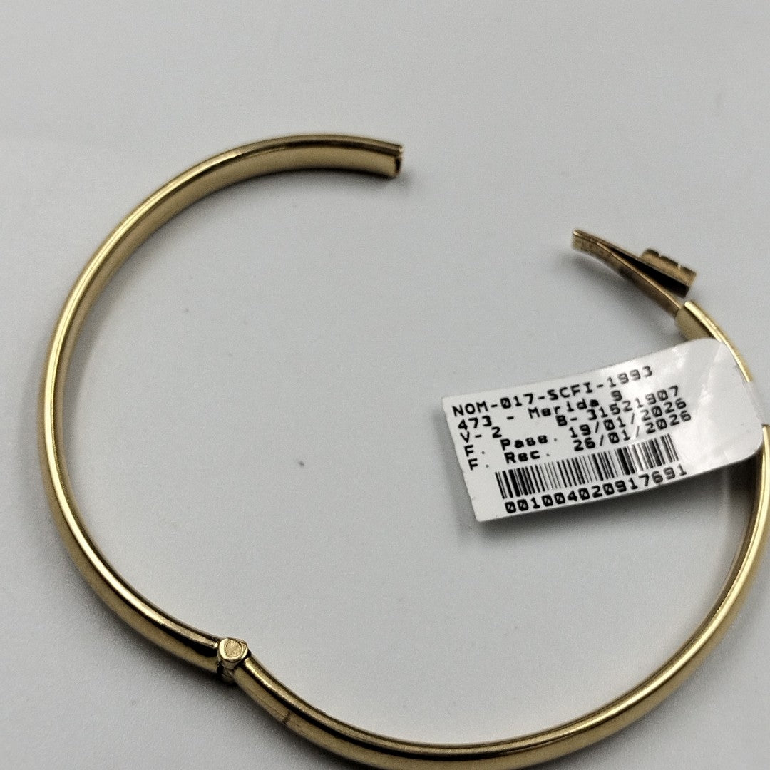 PULSERA RIGIDA ORO 14 K 8.8 GRMS (SEMINUEVO)