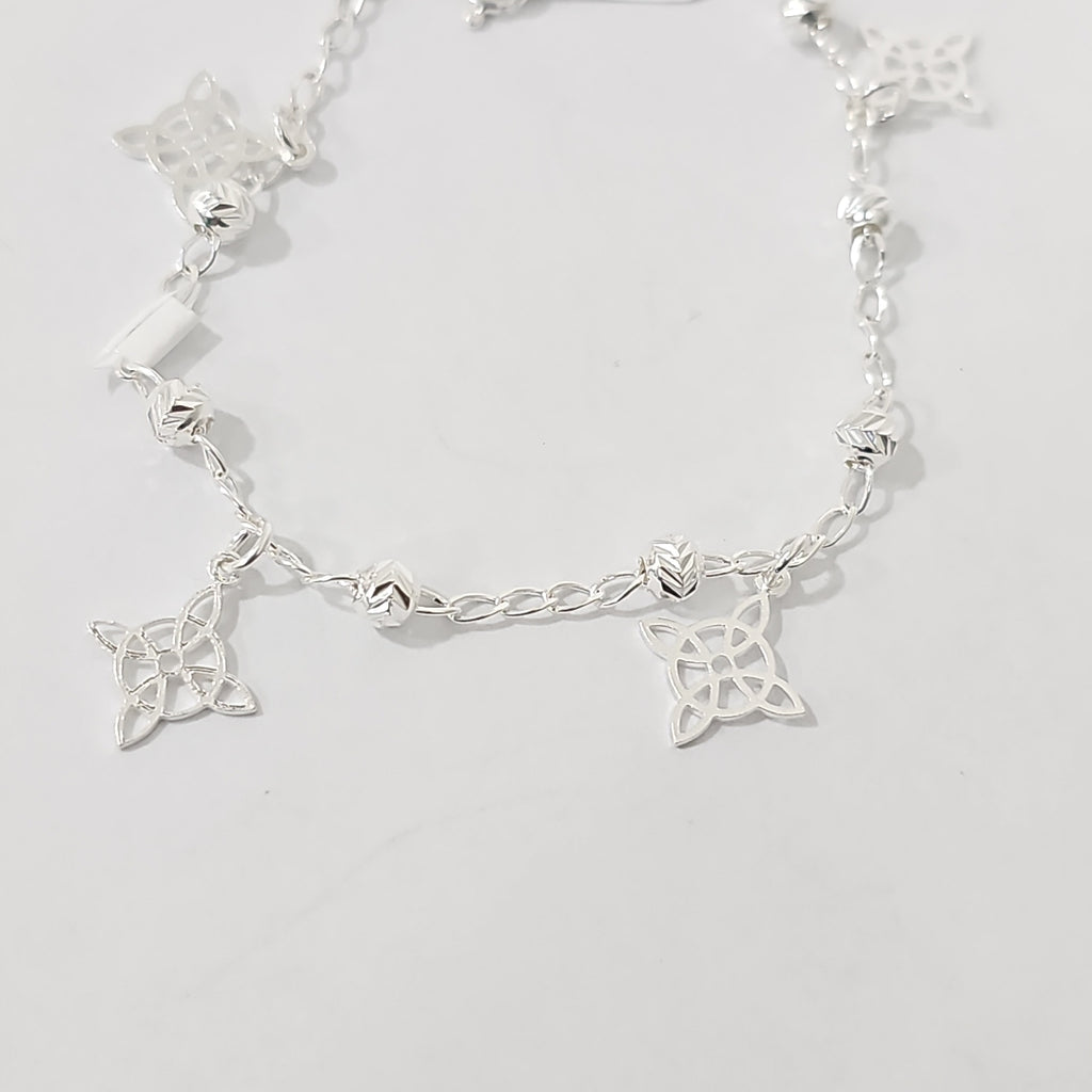 PULSERA TEJIDO ESPECIAL PLATA .925 18 CM 3.1 GR (NUEVO)