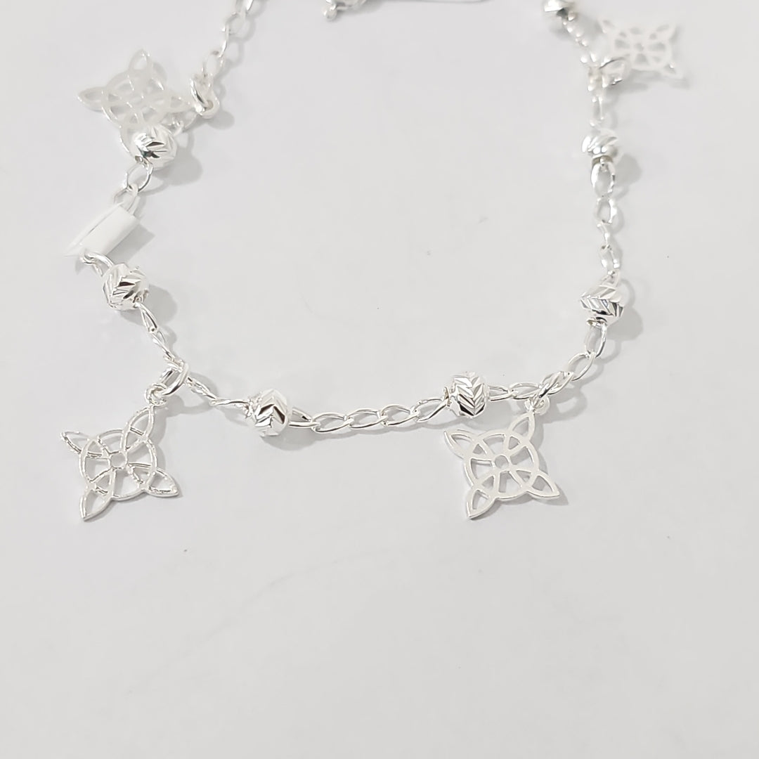 PULSERA TEJIDO ESPECIAL PLATA .925 18 CM 3.1 GR (NUEVO)