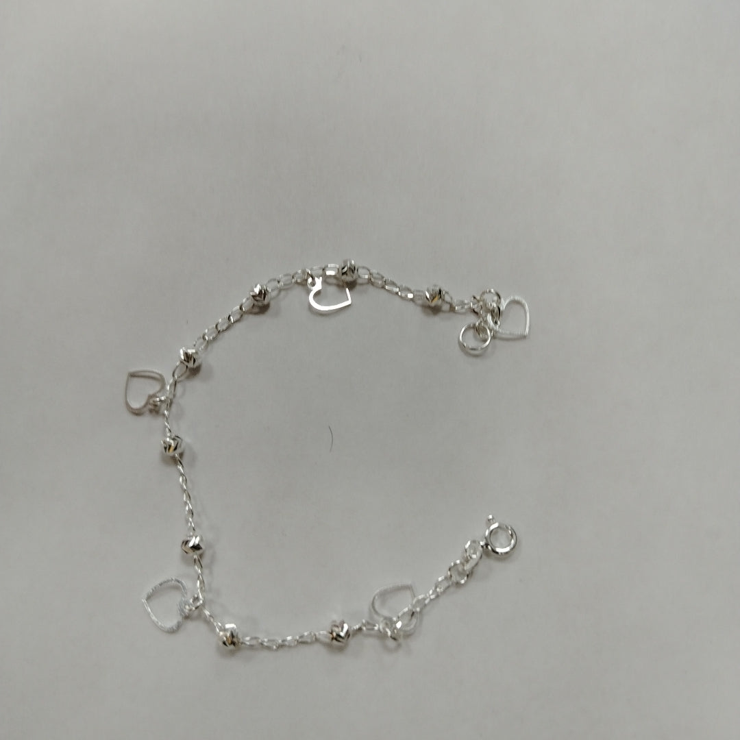PULSERA TEJIDO ESPECIAL PLATA .925 18 CM 2.7 GR (NUEVO)