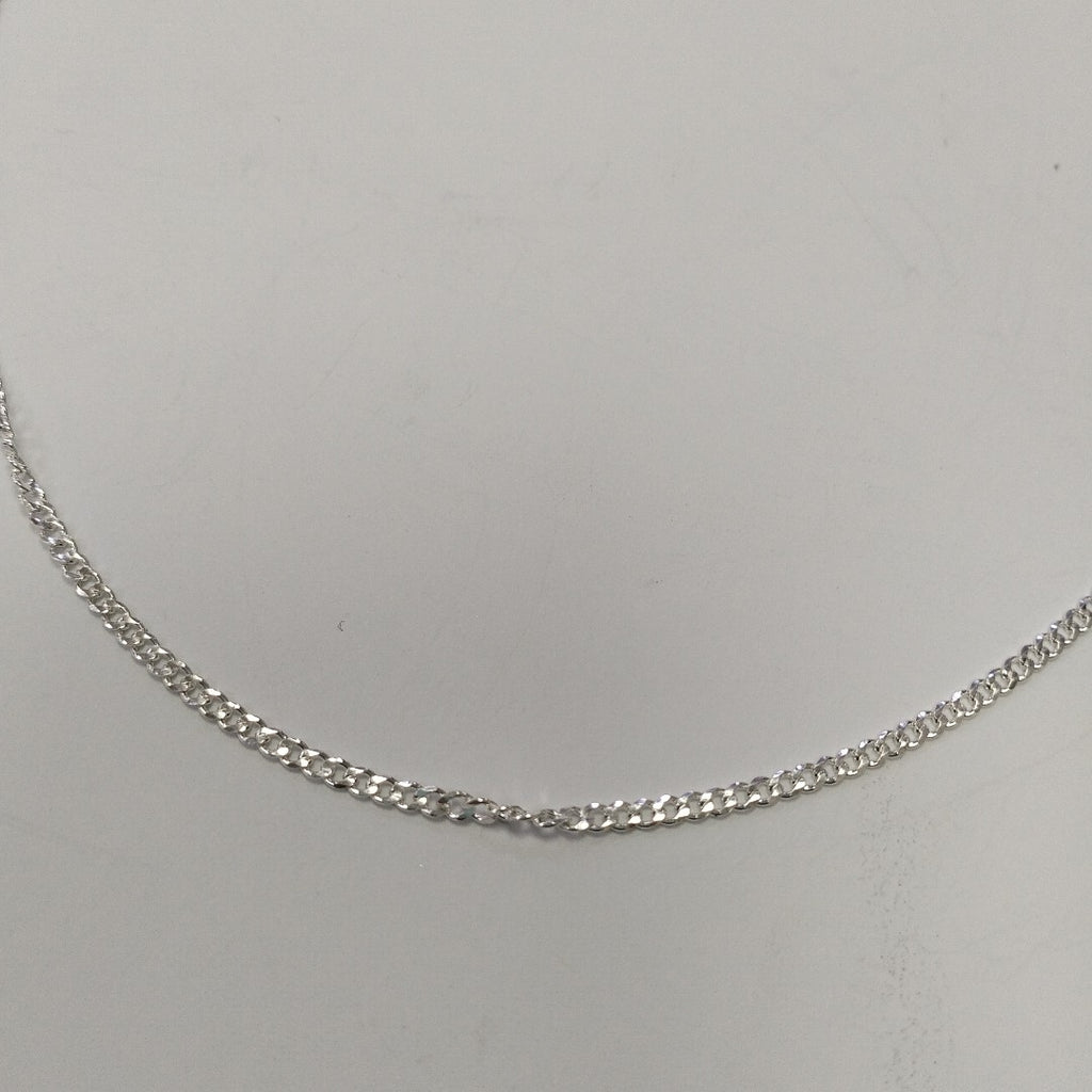 CADENA TEJIDO BARBADO PLATA .925 60 CM 5.7 GR (NUEVO)