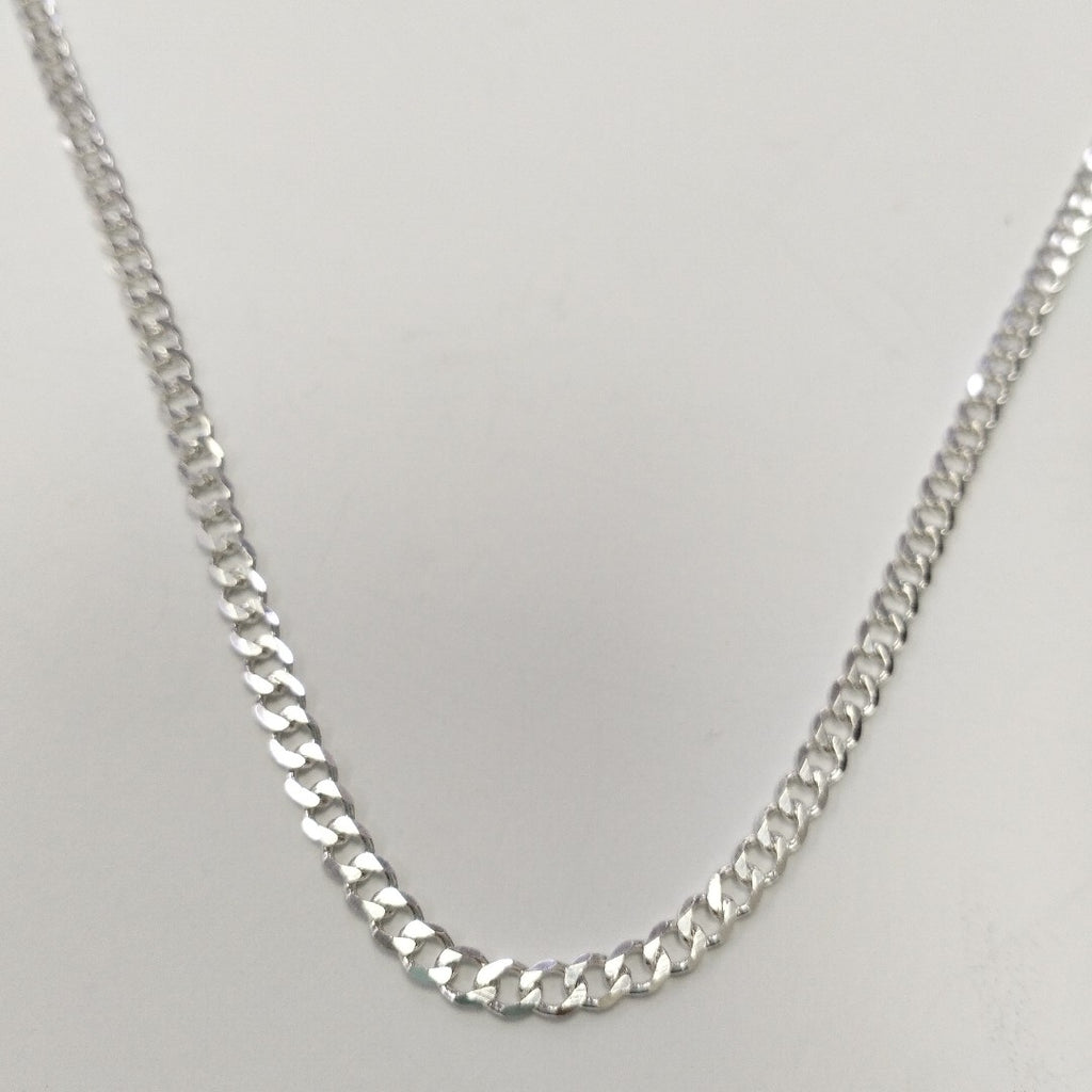 CADENA TEJIDO BARBADO PLATA .925 55 CM 12.6 GR (NUEVO)