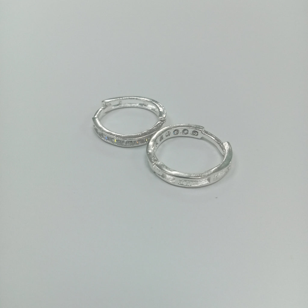ARRACADAS C/CIRCONIAS PLATA .925 2.1 GR (NUEVO)